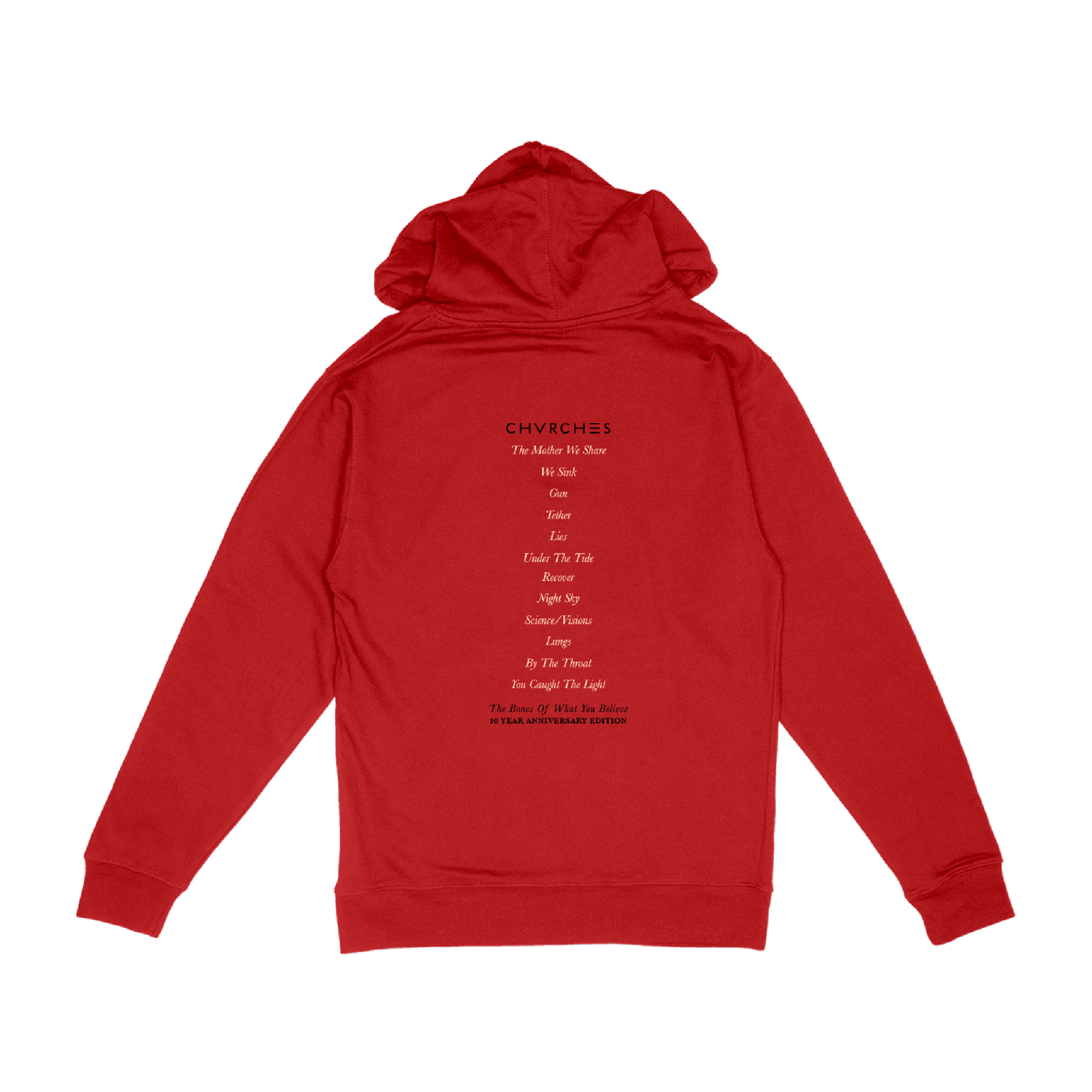 The Bones of What You Believe Tracklist Hoodie