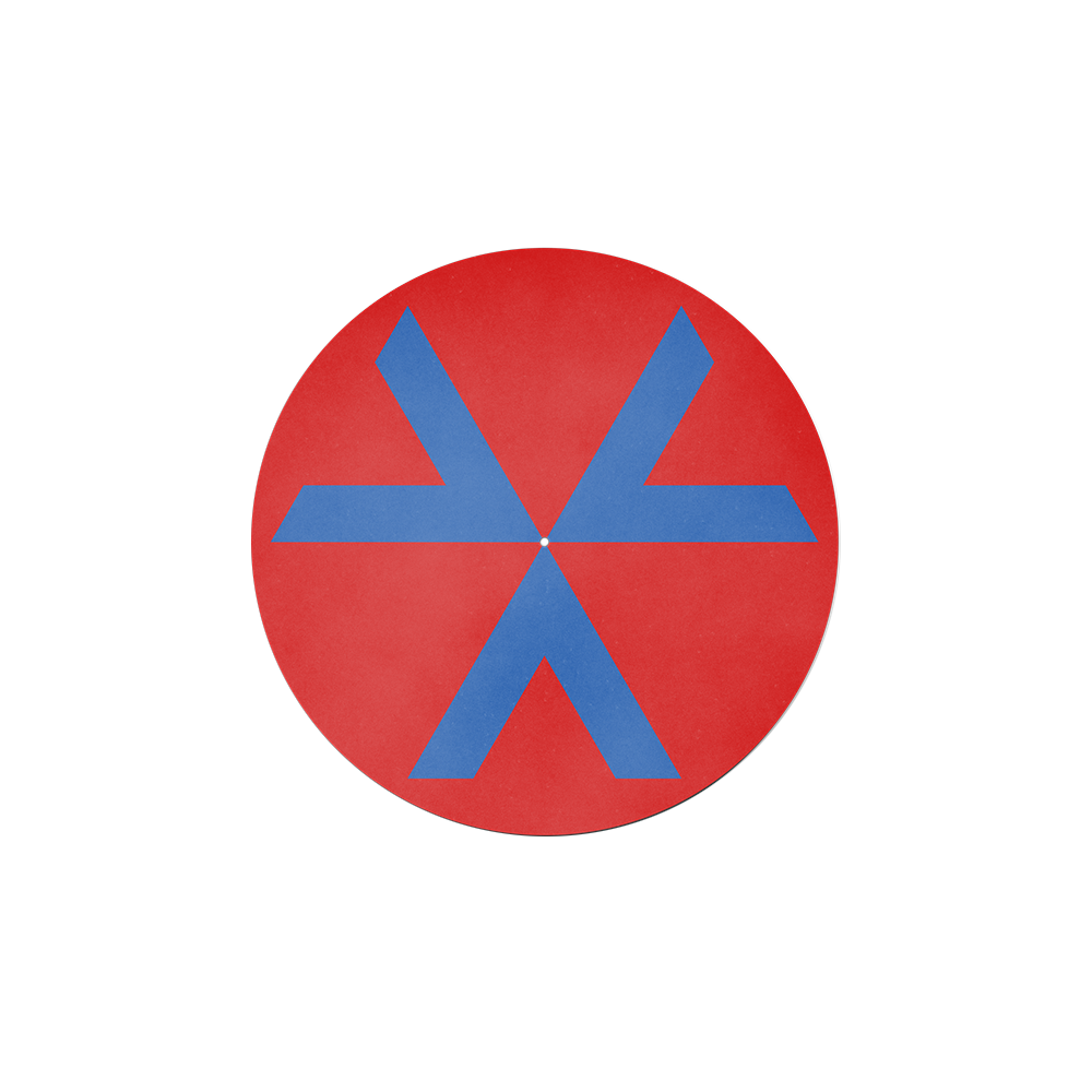 Triangles Vinyl Slip Mat